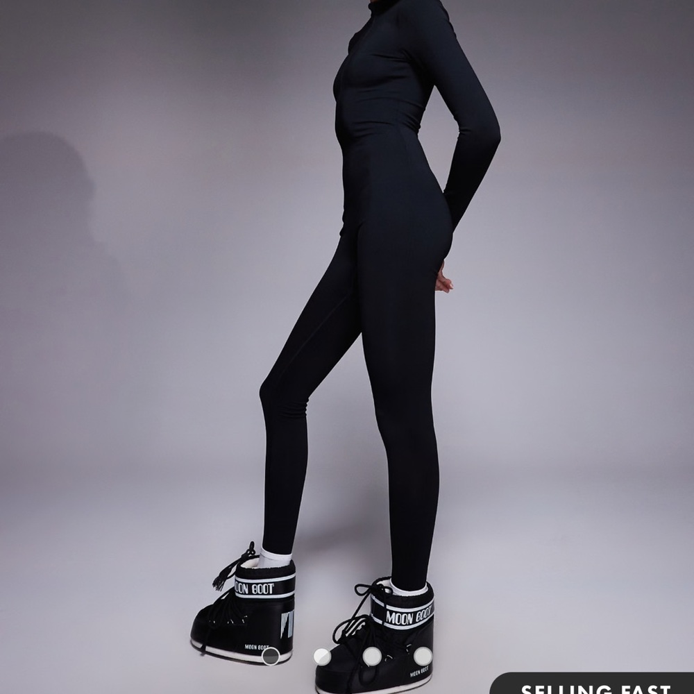 ASOS Black Women's Leggings Jumpsuit